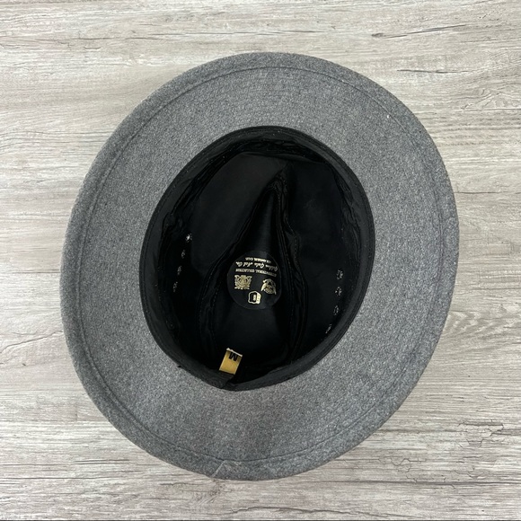 Vintage Golden Gate Hat Company 100% Wool Fedora Hat Gray Medium - Picture 4 of 8